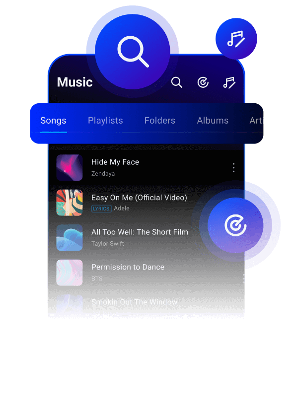 Manage music collection